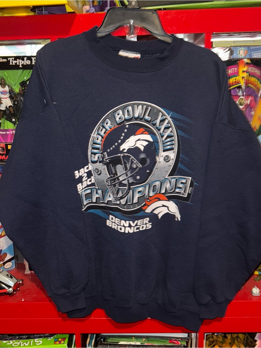 Vintage 99’ Logo Athletic x Denver Broncos Superbowl Champion Crewneck/sweater